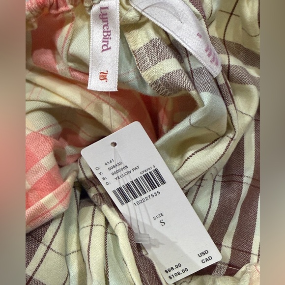 Anthro LYREBIRD sleeveless plaid nap mini dress - Picture 5 of 5